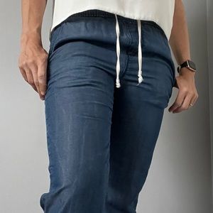 Lole | denim jogger | dark wash | size small